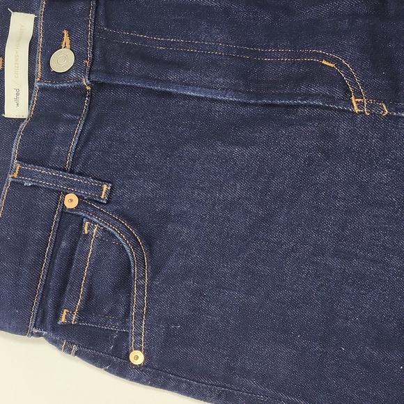 Aritzia Citizens of Humanity x Wilfred Nola Super High Rise Slim Crop Jeans 26 - Picture 3 of 8